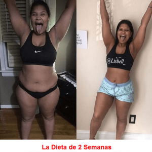 La dieta de 2 semanas antes y después