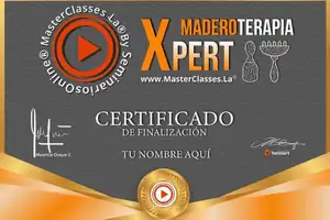 Curso Maderoterapia Xpert certificado