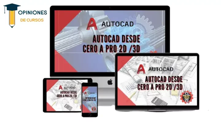 Opiniones del curso AutoCAD desde cero a Pro 2D y 3D de Jorge Alan Morán en 2022