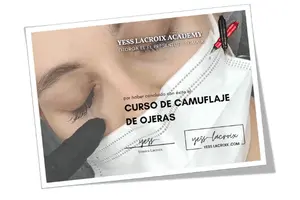 Certificado del curso camuflaje de ojeras con micropigmentación 300 X 200