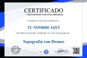 Curso de Topografía con Drones gratis certificado 300 X 200
