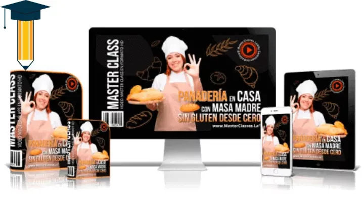 Curso online certificado Panadería en Casa con Masa Madre sin Gluten desde Cero de Vicky Marton