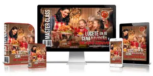 curso de cocina navideña en Hotmart Lúcete En Tu Cena Navideña Y De Año Nuevo 300 X 150