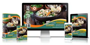 curso Cocina Peruana Ceviches y Mariscos hotmart 300 X 150