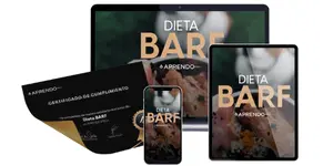 curso Los Secretos de la Dieta B.A.R.F. Rafa Dos Santos Hotmart 300 X 150