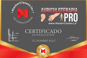Certificado del masterclass Auriculoterapia Pro